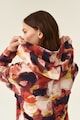 Tatuum Kapucnis pamuttartalmú pulóver absztrakt mintával női
