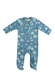 Naeve Lábfejes organikuspamut pizsama cipzáros rögzítéssel Fiú