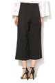 Closet LONDON Pantaloni culotte negri cu funda Femei