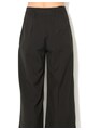 Closet LONDON Pantaloni culotte negri cu funda Femei