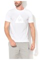 Le Coq Sportif Бяла тениска с овално деколте и лого Мъже