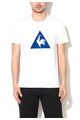 Le Coq Sportif Tricou alb cu imprimeu logo albastru Barbati