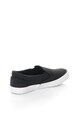 NEW LOOK Pantofi slip-on negri texturati Mobra Femei