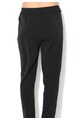 Sisley Pantaloni negri cu talie elastica Femei