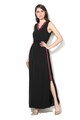 Sisley Rochie maxi sport neagra cu decolteu in V Femei