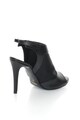 Sisley Sandale slingback negre cu varf decupat Femei