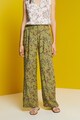 Esprit Панталон с флорална шарка и широк крачол Жени