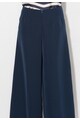 Zee Lane Collection Pantaloni culotte bleumarin cu buzunare Femei