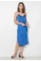Zee Lane Collection Синя рокля от сатен с дантелена апликация Жени