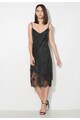 Zee Lane Collection Rochie tip furou neagra cu terminatie de dantela Femei