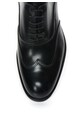 Zee Lane Collection Pantofi brogue negri de piele Siviglia Barbati