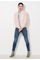 Zee Lane Denim Jacheta bomber roz de piele sintetica Femei