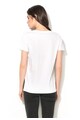 Silvian Heach Collection, Tricou alb cu aplicatie de sifon Clusone Femei