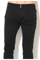 Le Coq Sportif Pantaloni sport slim fit negri Barbati