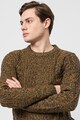 BLEND Kerek nyakú csavart kötésmintás pulóver férfi