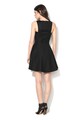 Sisley Rochie neagra evazata fara maneci Femei