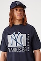 New Era New York Yankees bő fazonú póló ejtett ujjakkal férfi