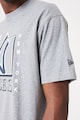 New Era Памучна тениска с контрастно лого Мъже