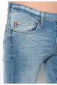 Big Star Jeansi skinny bleu cu aspect decolorat Jeffray Barbati