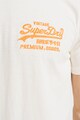 SUPERDRY Tricou cu imprimeu logo si decolteu la baza gatului Vintage Barbati