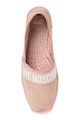 Love Moschino Nyersbőr cipő logós pánttal női