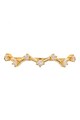 L'Instant D'or 9 karátos aranygyűrű cirkónia kristályokkal női