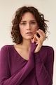 Tatuum Egyszínű V-nyakú pulóver női