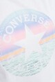 Converse Унисекс памучна тениска с лого и щампа Мъже