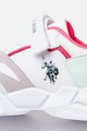 U.S. Polo Assn. Tépőzáras sneaker műbőr részletekkel Lány