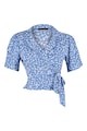 Trendyol Флорална блуза със застъпен дизайн Жени