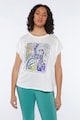 Fiorella Rubino Тениска с овално деколте и щампа Жени