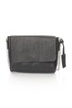 United Colors of Benetton Geanta crossbody mica neagra de piele, de dama, Femei