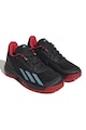 adidas Performance Pantofi cu garnituri din piele ecologica pentru tenis Courtflash Baieti