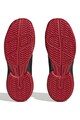 adidas Performance Pantofi cu garnituri din piele ecologica pentru tenis Courtflash Baieti