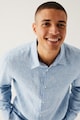 Marks & Spencer Egyszínű lenvászon ing férfi