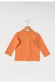 United Colors of Benetton Bluza oranj cu albastru cu caine Baieti