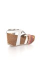 Zee Lane Sandale wedge albe de piele Femei