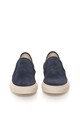 Zee Lane Pantofi slip-on de piele si piele intoarsa, cu perforatii Barbati