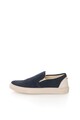 Zee Lane Pantofi slip-on de piele si piele intoarsa, cu perforatii Barbati