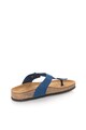 Zee Lane Papuci flip-flop albastri de piele nabuc Femei