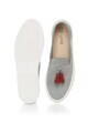 Zee Lane Pantofi slip-on gri de piele intoarsa cu canafi Barbati