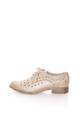 Zee Lane Collection Pantofi auriu deschis de piele cu perforatii Femei