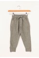 Zee Lane Kids Pantaloni sport gri melange cu buzunare cu fermoar Baieti