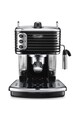 DeLonghi Espressor manual premium De'Longhi Scultura ECZ351.BK, 1100 W, 1.4 l, 15 bari, Sistem Cappucino, Negru Femei