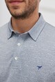 AC&Co Egyszínű szűk fazonú galléros póló férfi