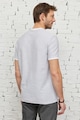 AC&Co Bordázott póló kontrasztos részletekkel férfi