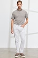 AC&Co Galléros póló kontrasztos szegélyekkel férfi