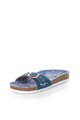 Pepe Jeans London Papuci albastri din denim cu catarama Bio Fete