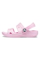 Crocs Sandale cu bareta slingback si aspect stralucitor Fete