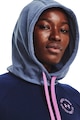 Under Armour Rival colorblock dizájnú sportos polárpulóver kapucnival női